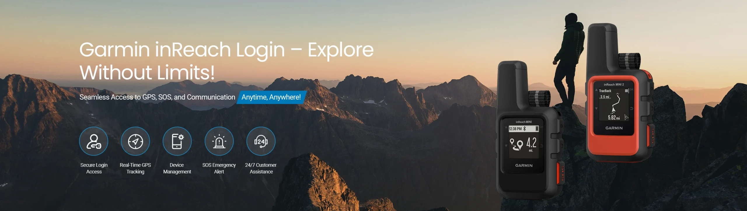 Garmin inReach banner